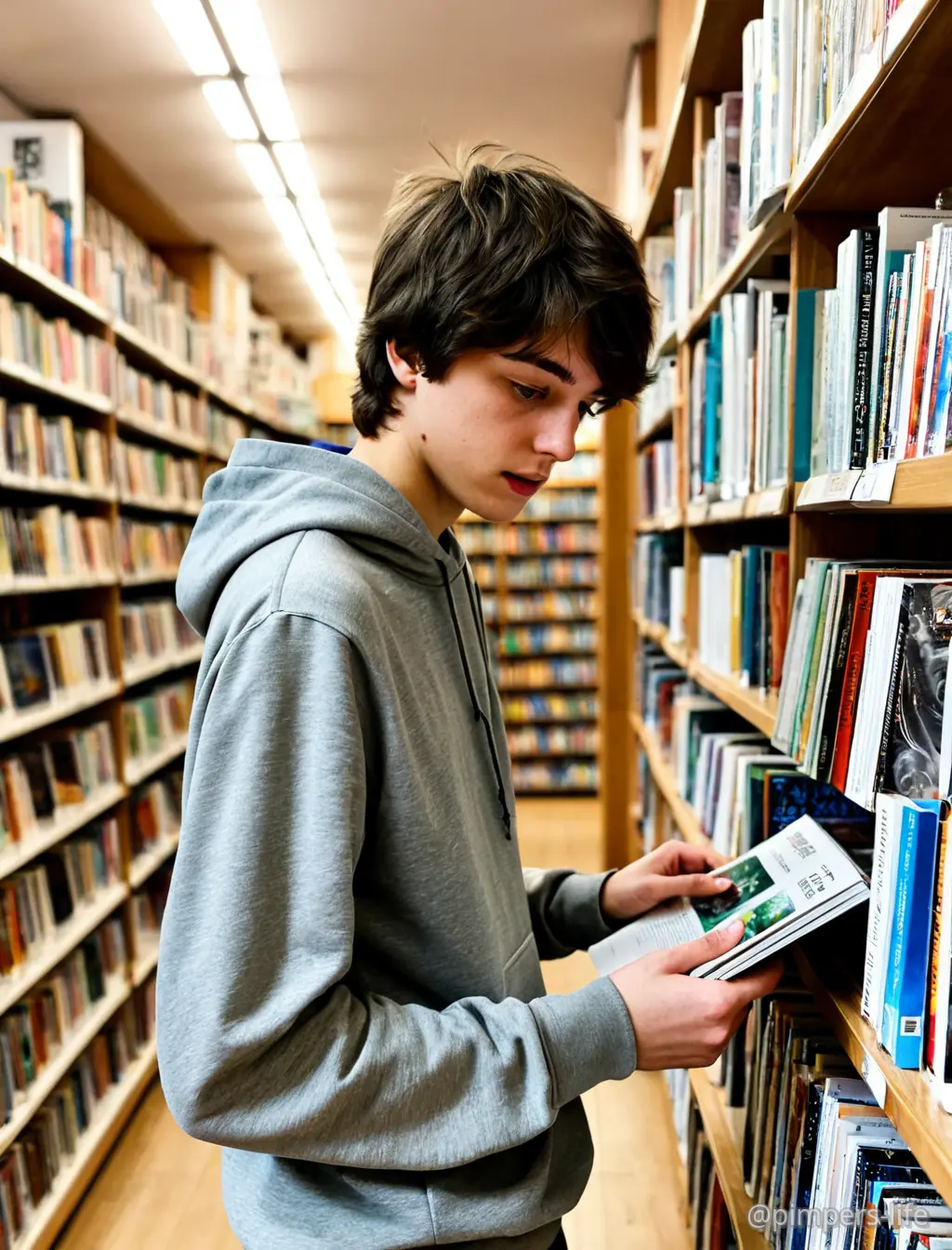 Looking for new books.