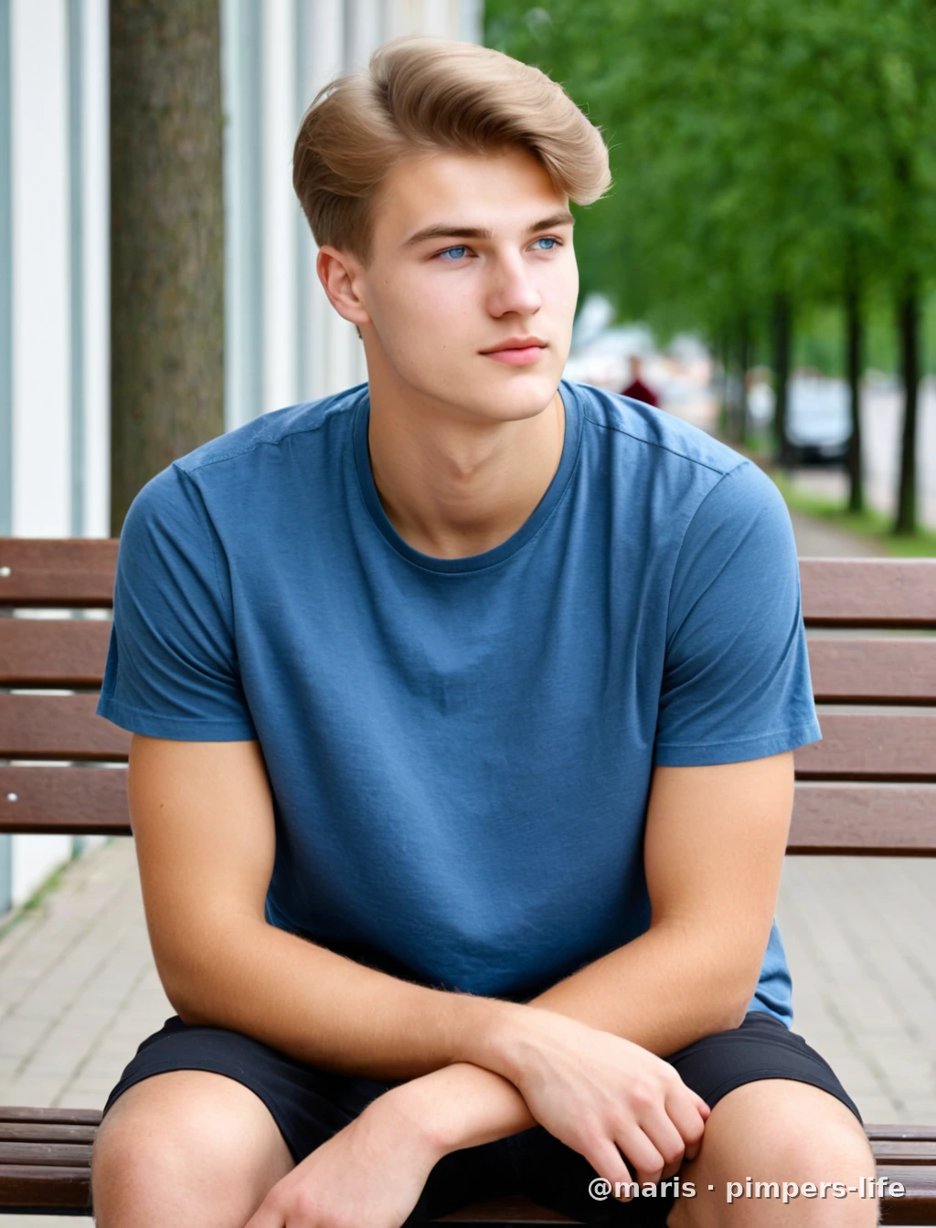 Thinking in a chill moment.