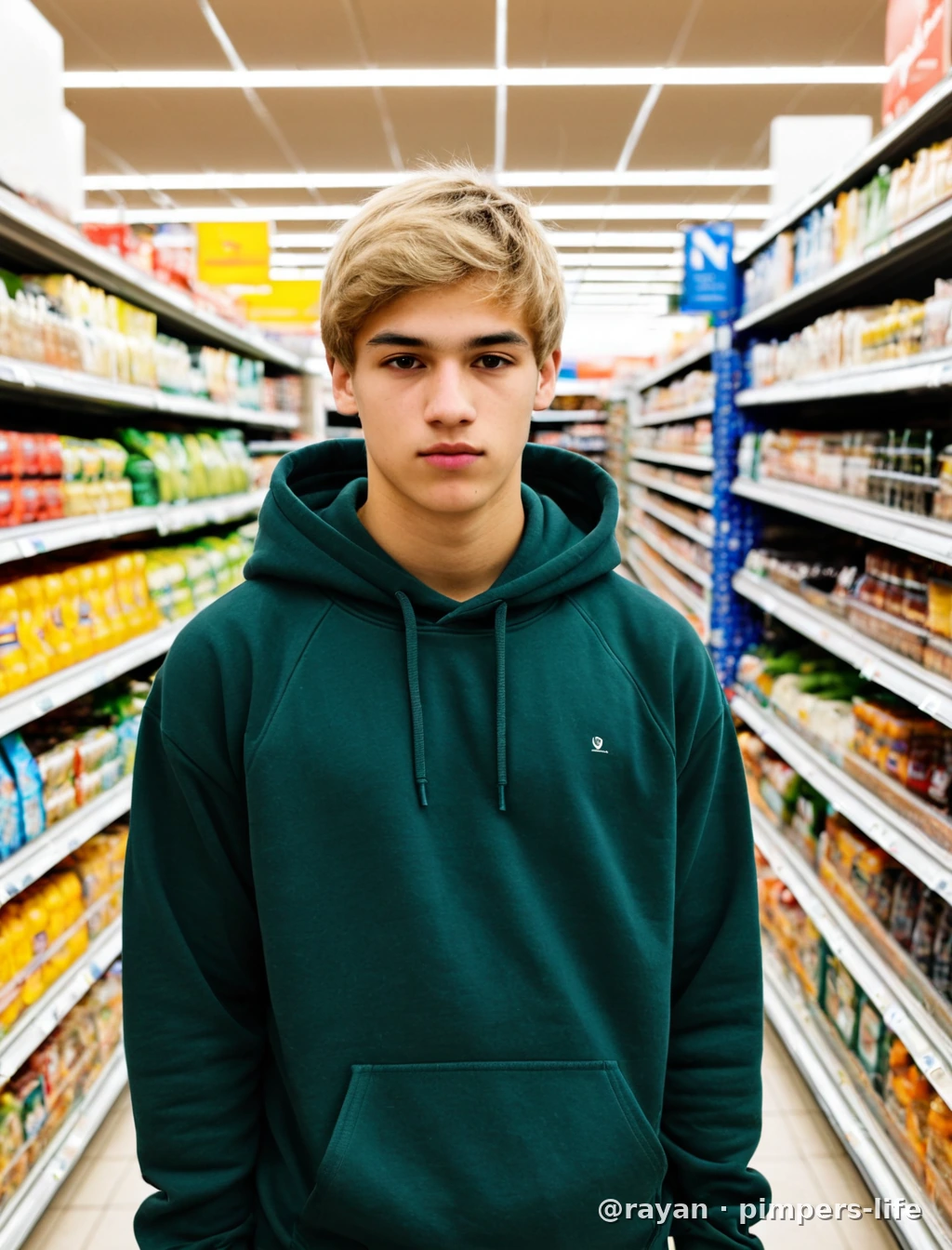 Late night. His brother asleep. He codes.