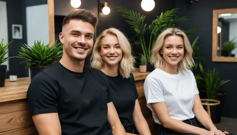 Salon de coiffure (image générée par IA)